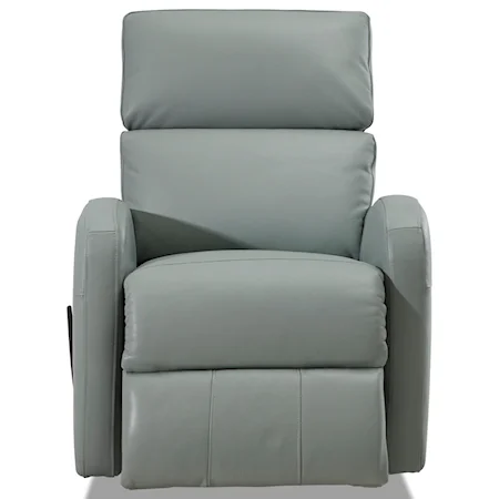 Contemporary Manual Swivel Rocking Recliner